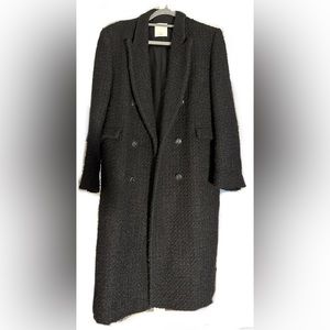Black Sandro Long Coat